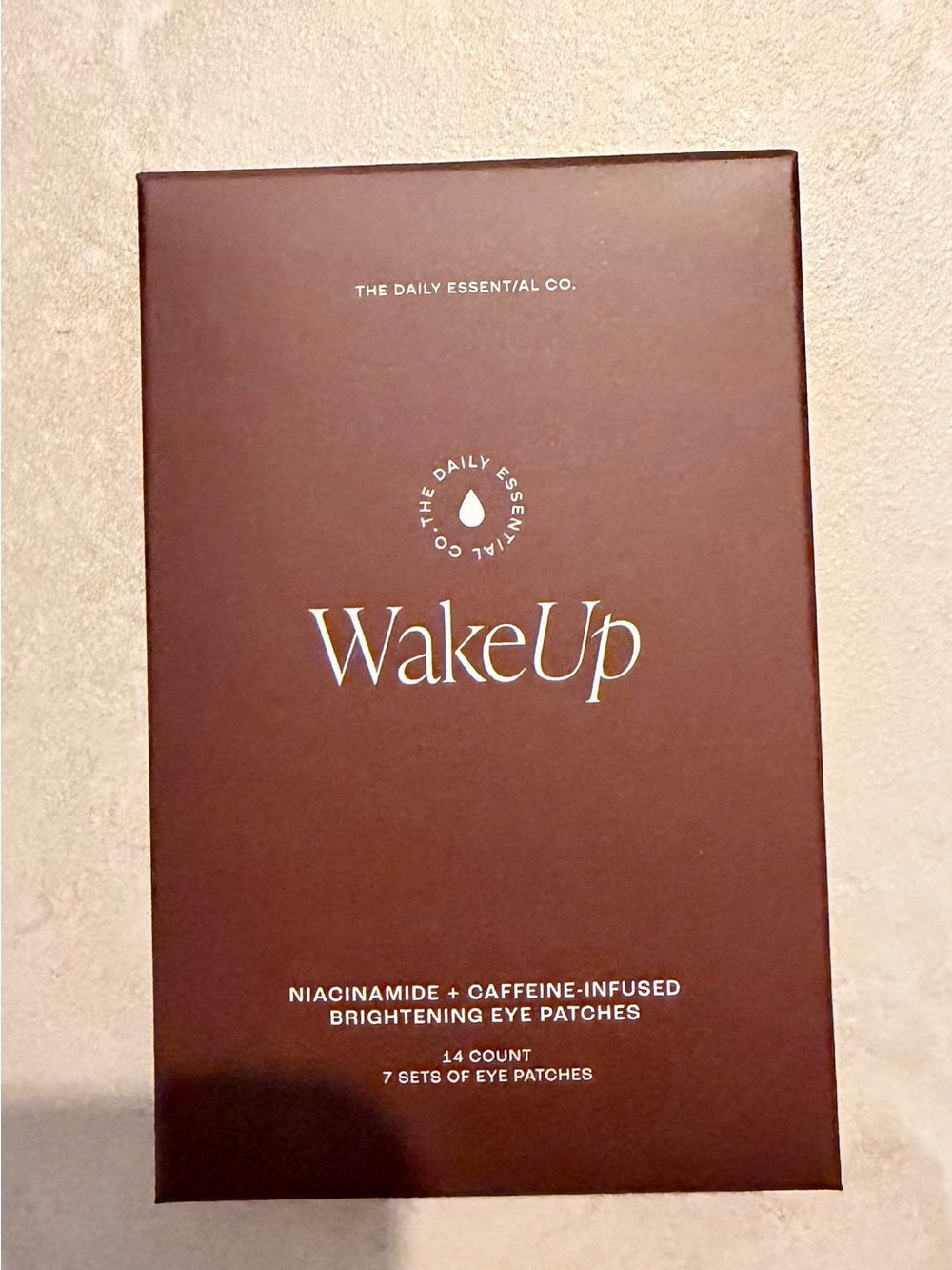 The Daily Essential Co. Wake Up Brightening Under Eye Patches NIB 14 (7 sets)